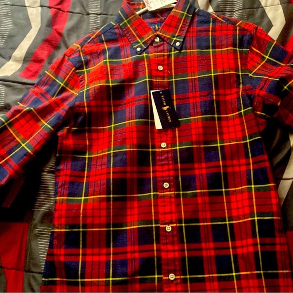 Red Plaid Ralph Lauren Shirt
